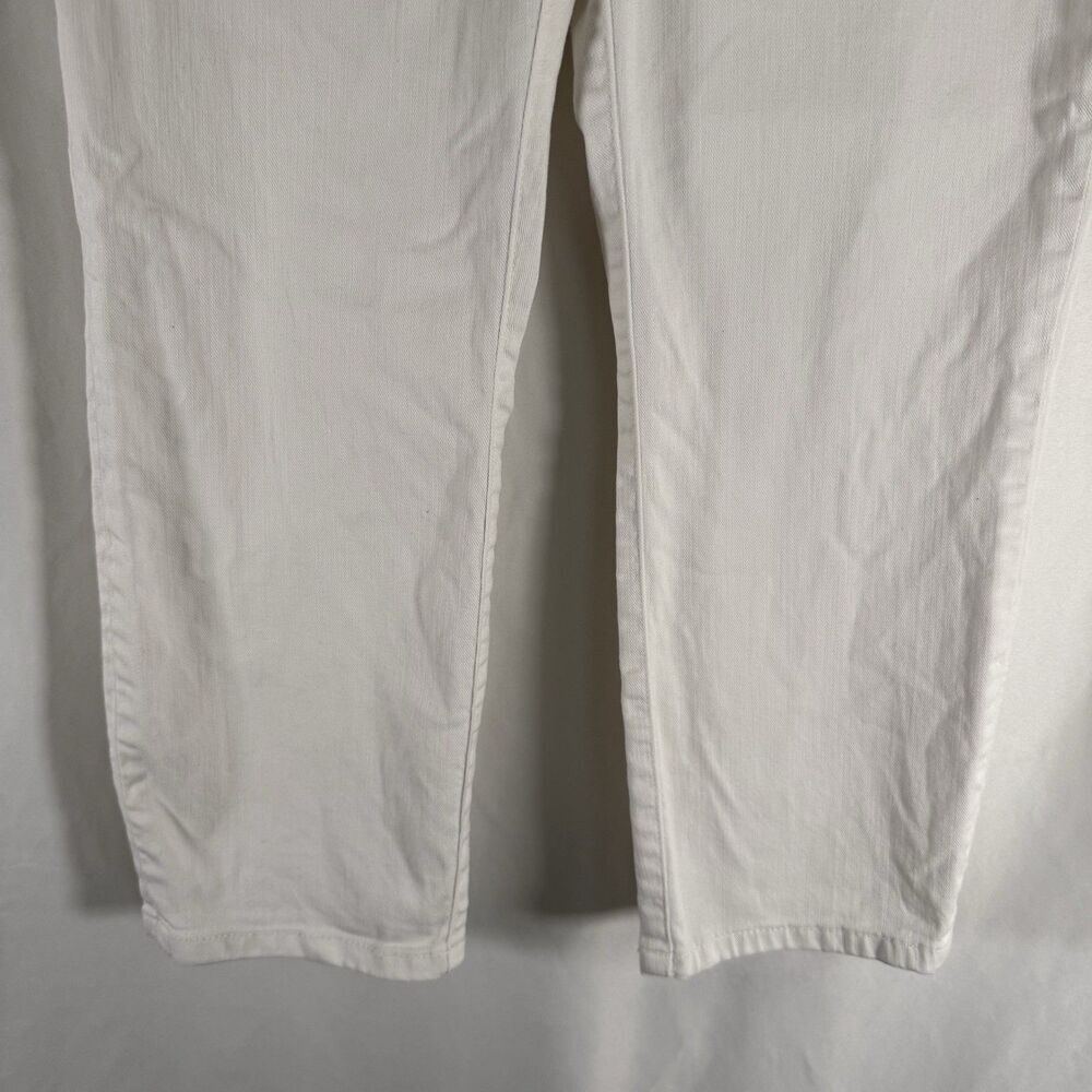 Tommy Bahama Jeans Women's 6 White Denim Cropped Cotton Blend Mid Rise - Picture 3 of 9